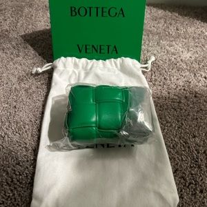 BOTTEGA VENETA Padded mini Candy Cassette camera bag in Parakeet